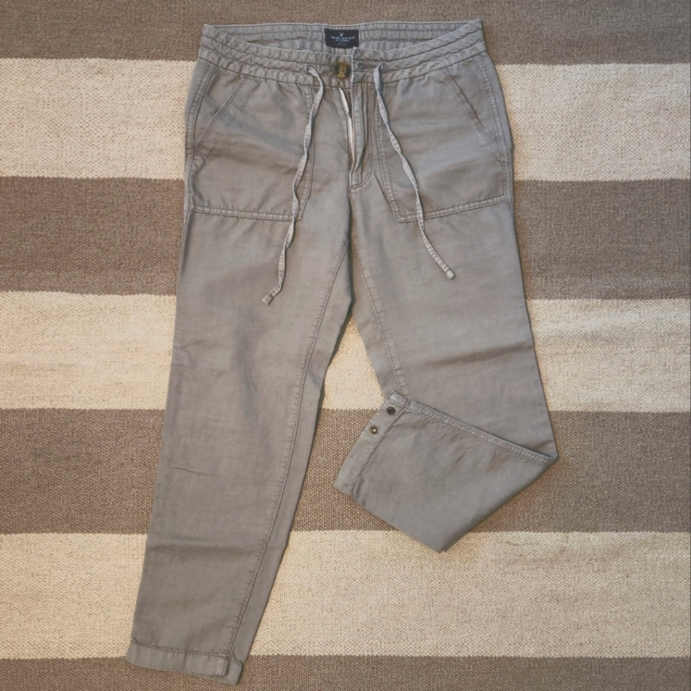 American Eagle Cotton/Linen Pants